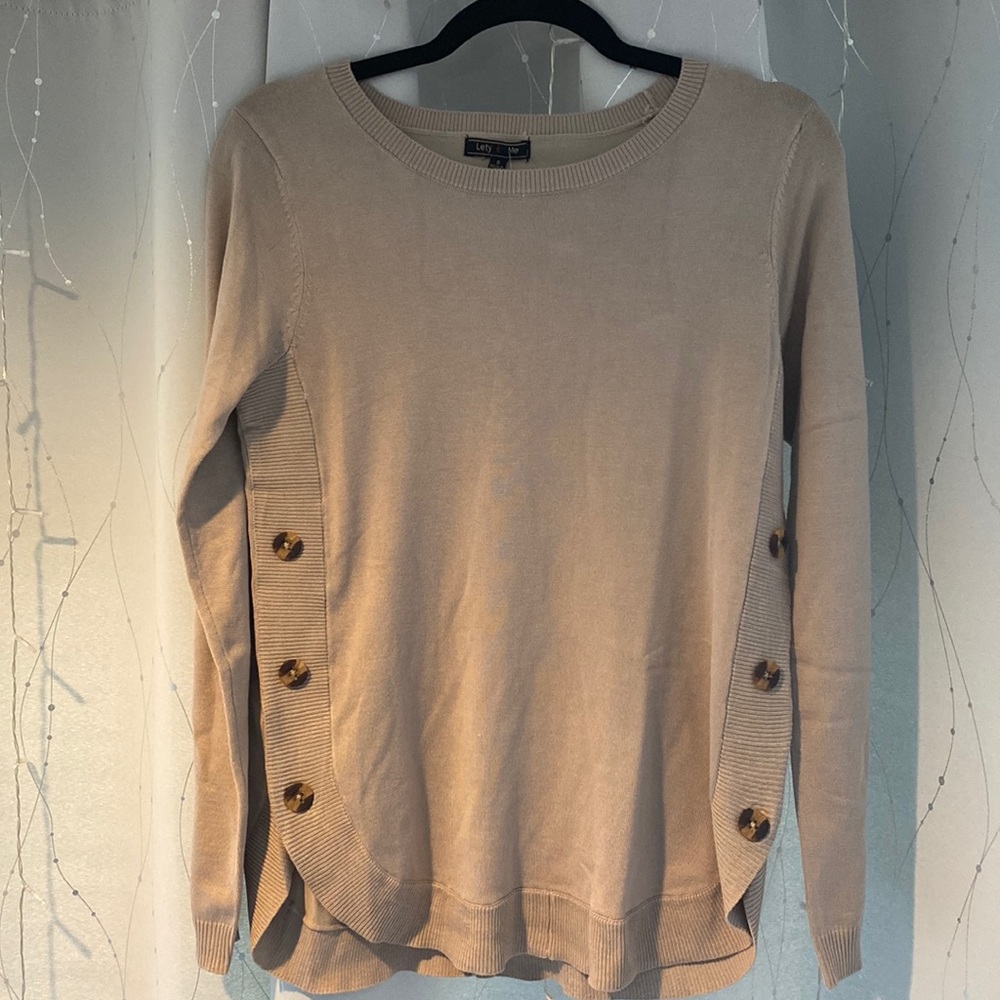 New! Tan Sweater (S)